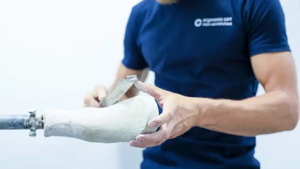 Modellierung in der Werkstatt von ergonomic care